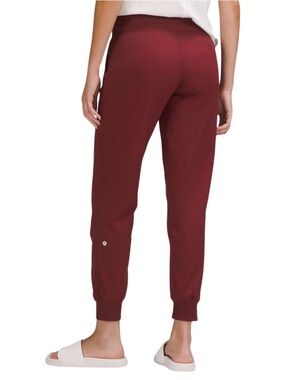Lululemon Dance Studio Mid-Rise Jogger Size14 Red Merlot